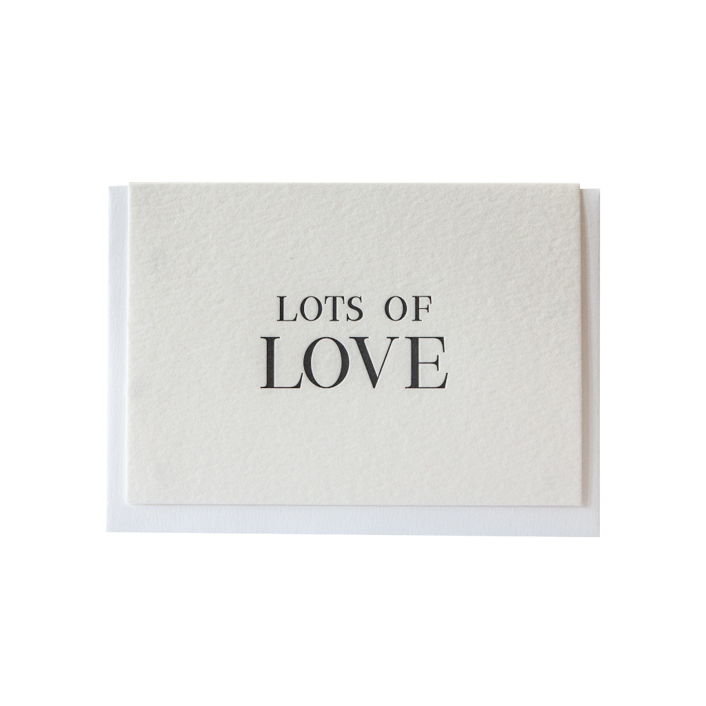 "Lots of Love" Greeting Card