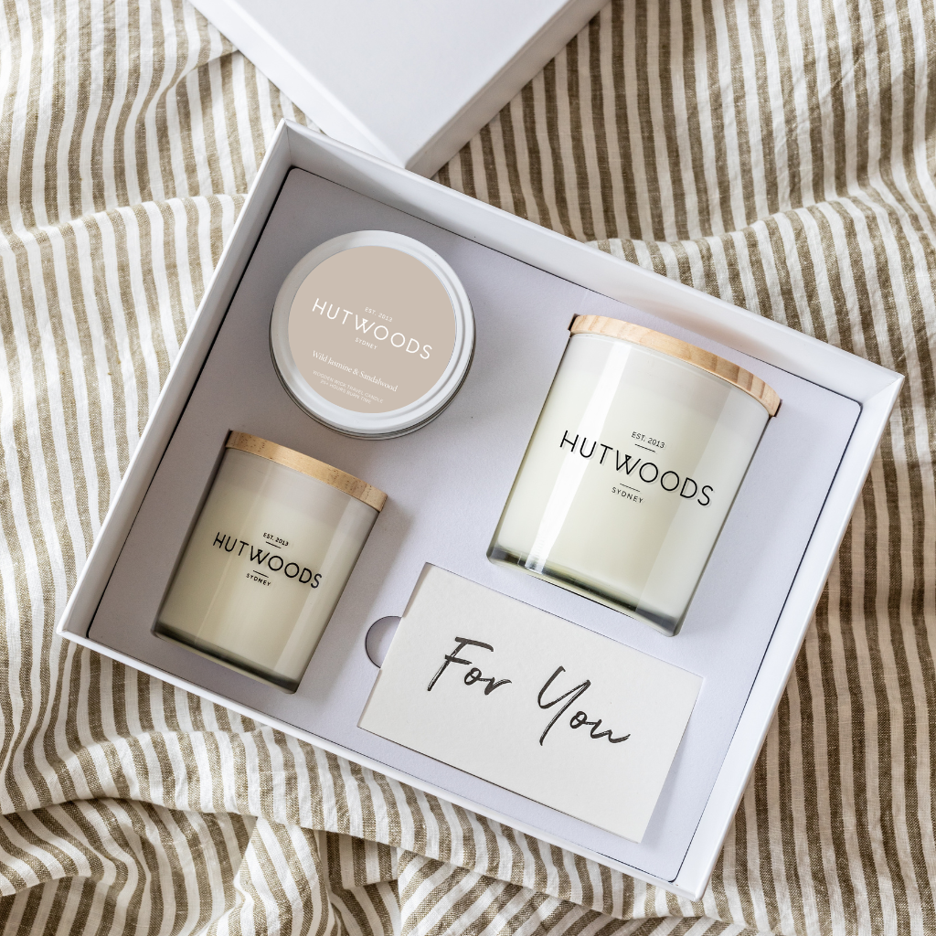 Hutwoods Trio Candle Gift Box