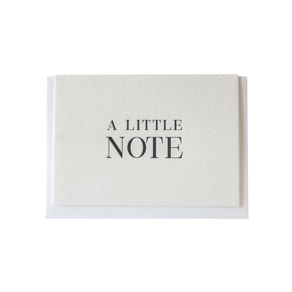 "A Little Note" Greeting Card